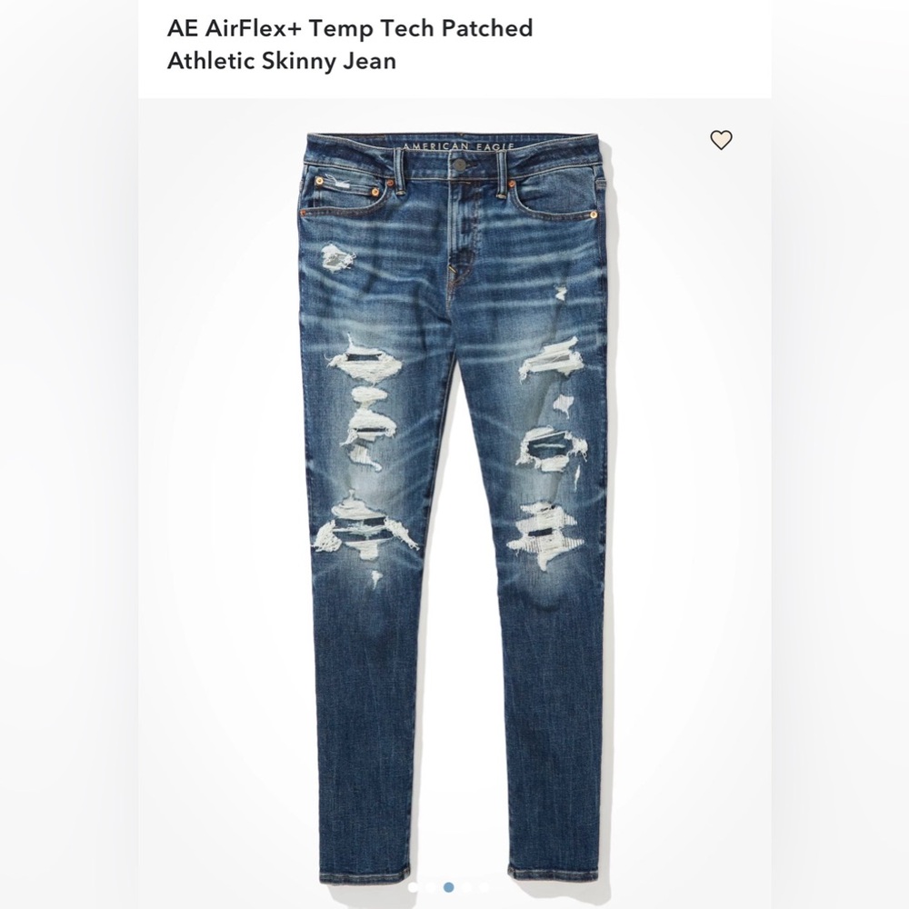 AE AirFlex+ Temp Tech Patched
Athletic Skinny Jean